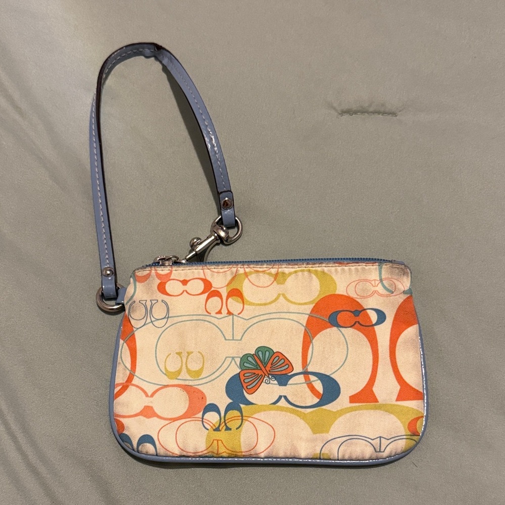 Butterfly Coach Wristlet